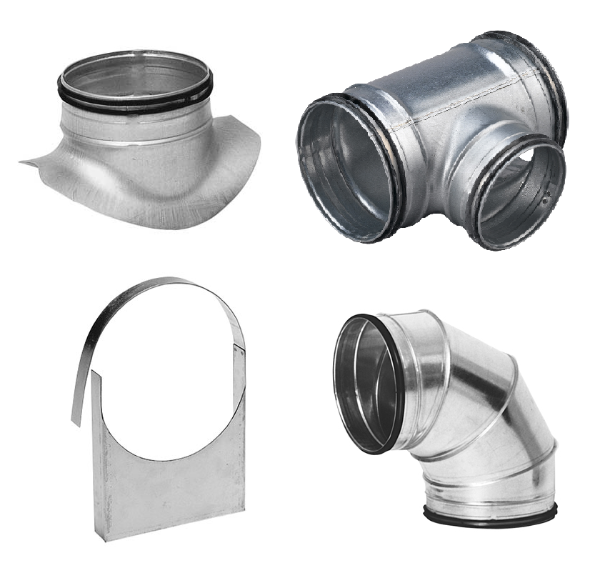 Ventilatiónsfittings & Rør
